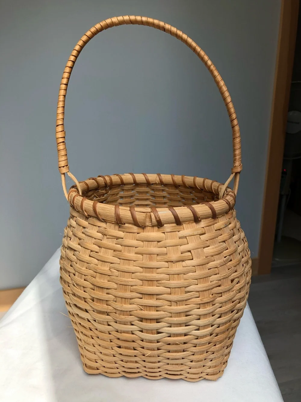 Vintage woven wicker